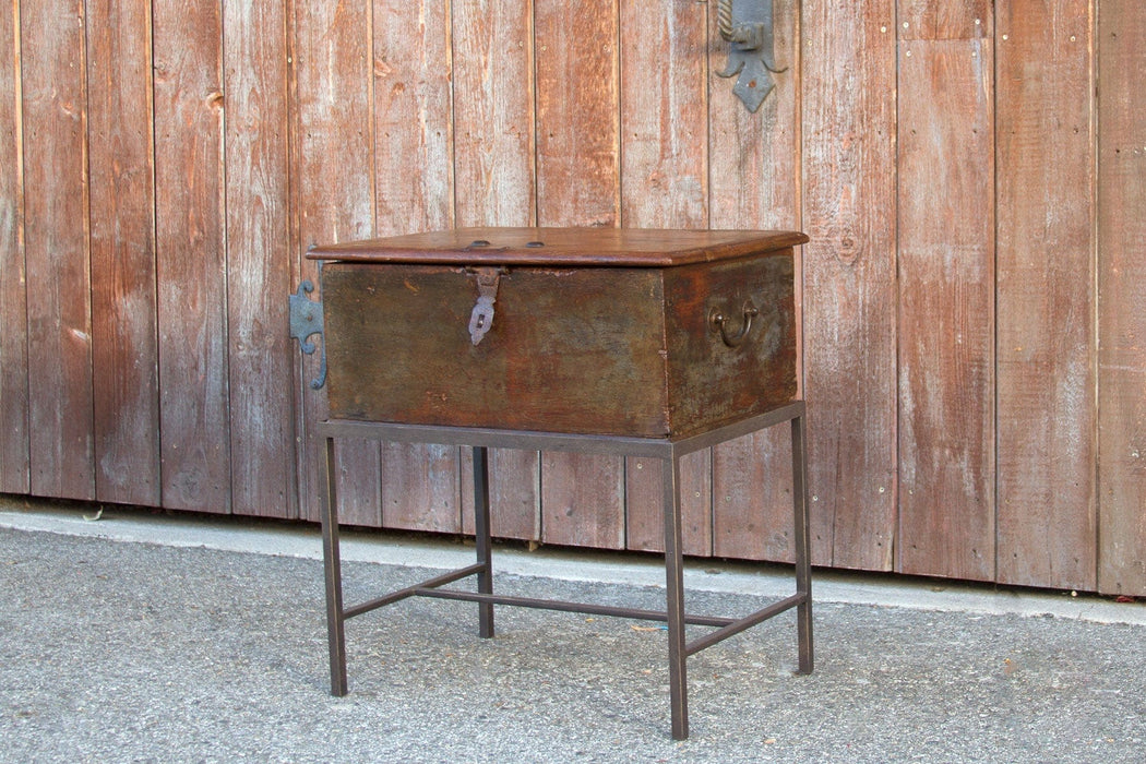 19th Century Merchant Box on Stand