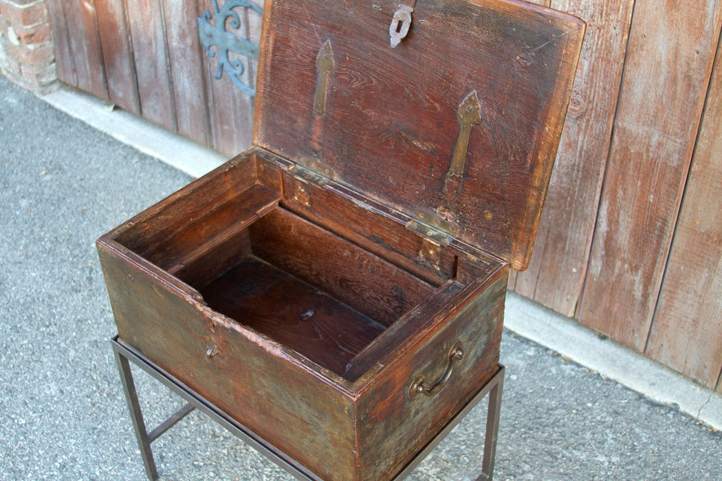 19th Century Merchant Box on Stand