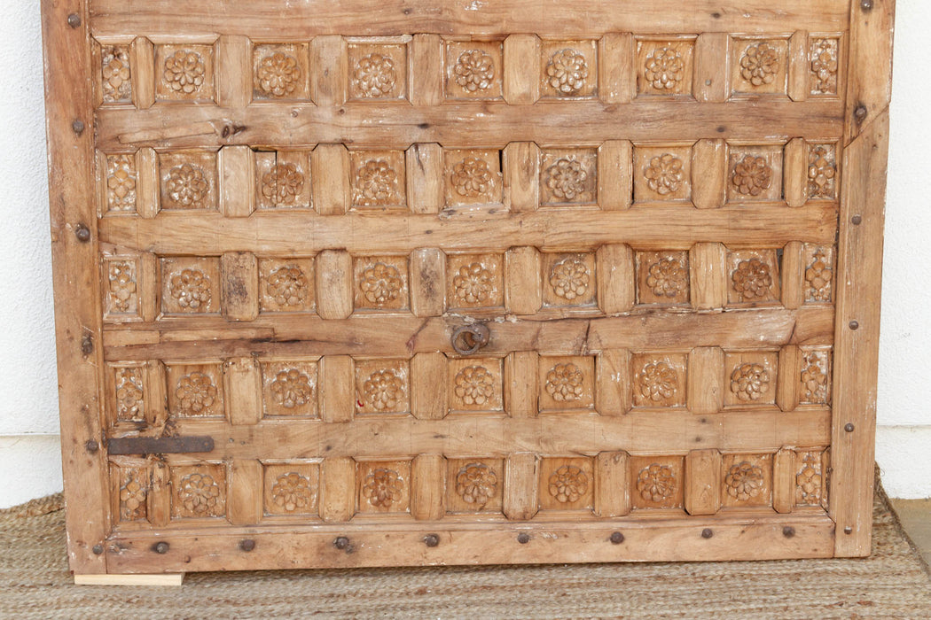 18th Century Bikaner Carved Ceiling Panel