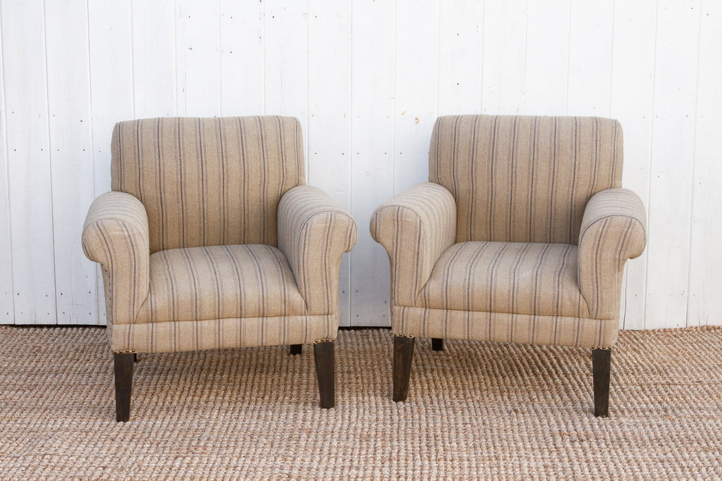 Pair of French Farmhouse Club Chair
