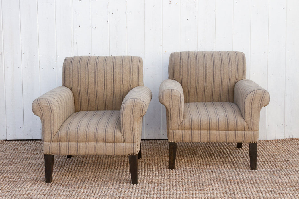 Pair of French Farmhouse Club Chair