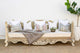 108" Long Bleached Teak Anglo Indian Daybed