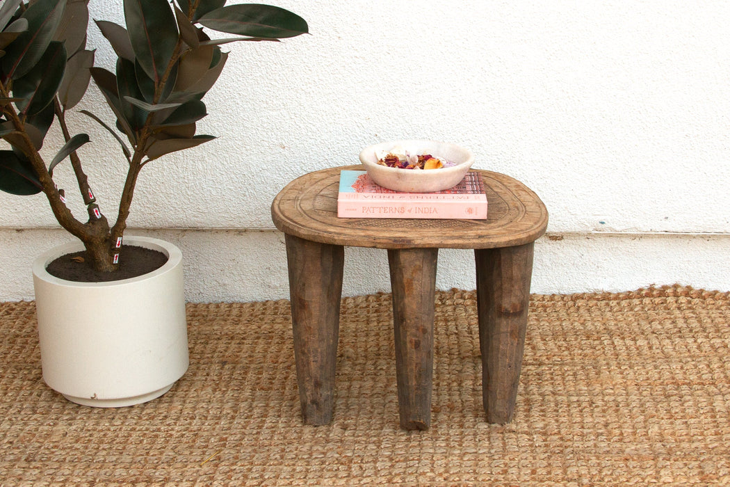 Rustic Farmhouse Antique African Table