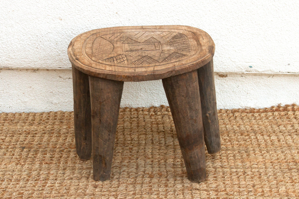 Rustic Farmhouse Antique African Table