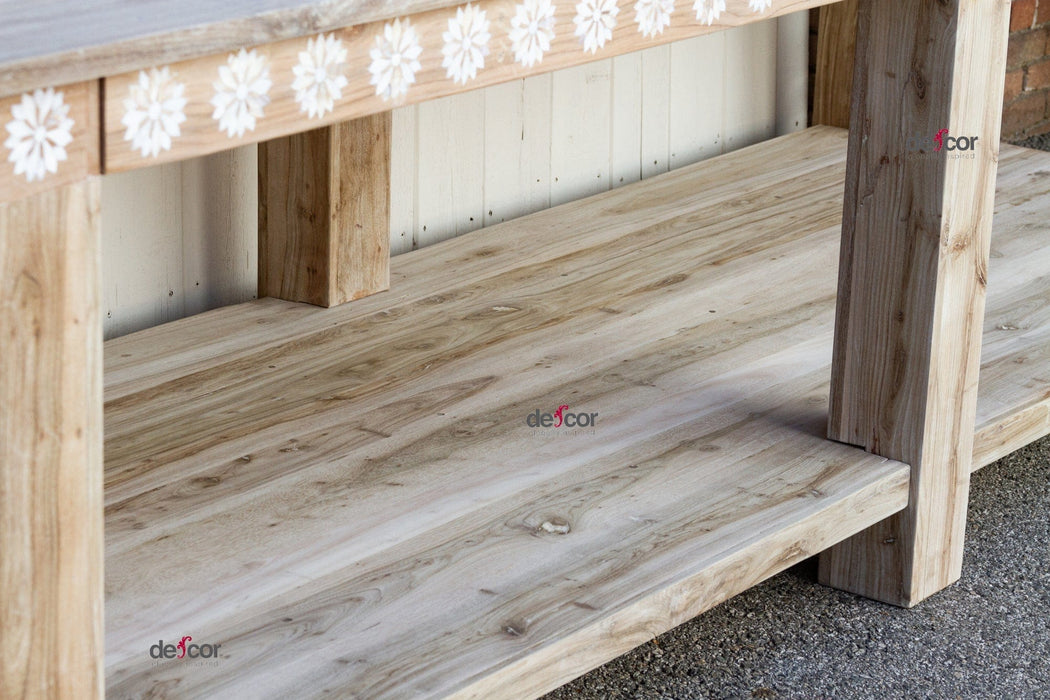 10ft Blossom Mother Pearl Inlay Display Table