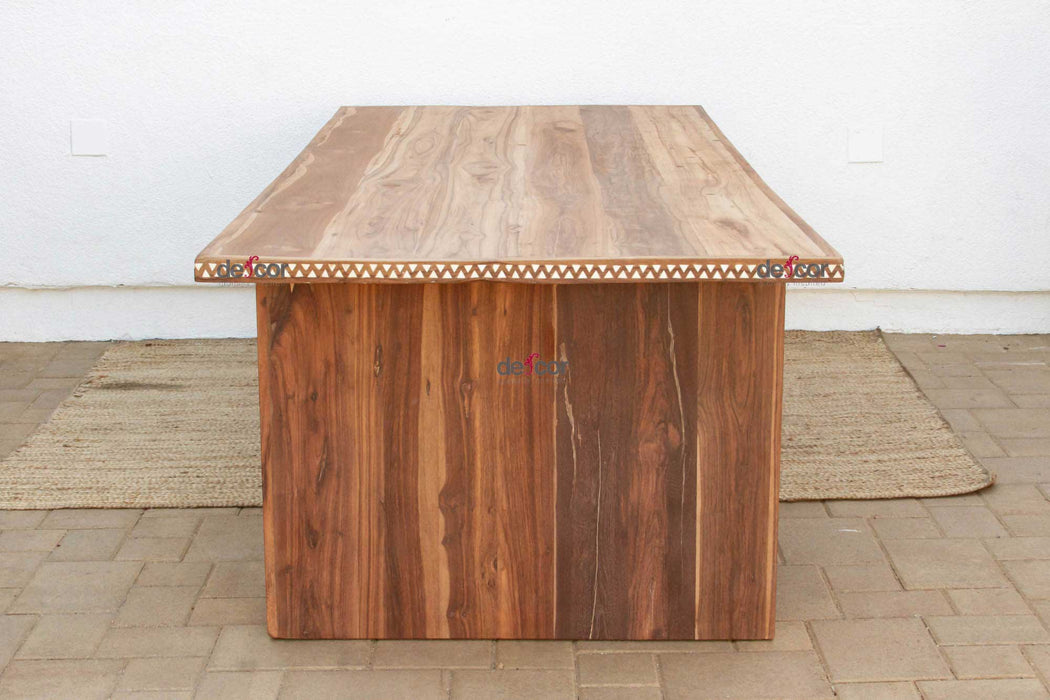 96" Long Mother of Pearl Inlay Dining Table