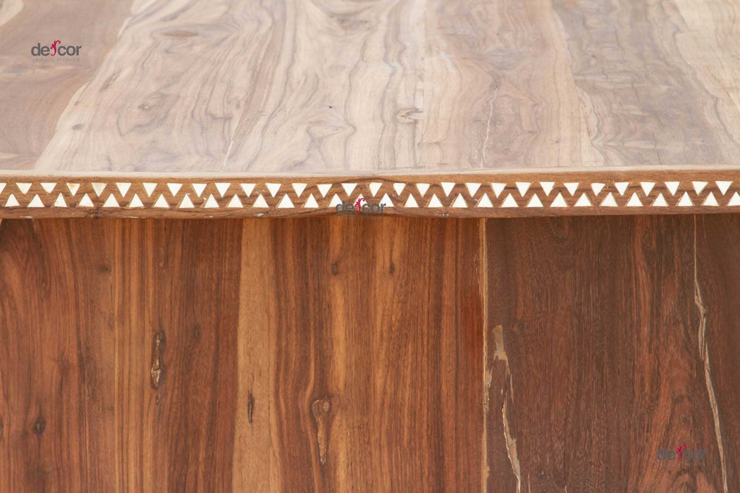 96" Long Mother of Pearl Inlay Dining Table