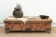Large Antique Teak Stickbox Chest Coffee Table