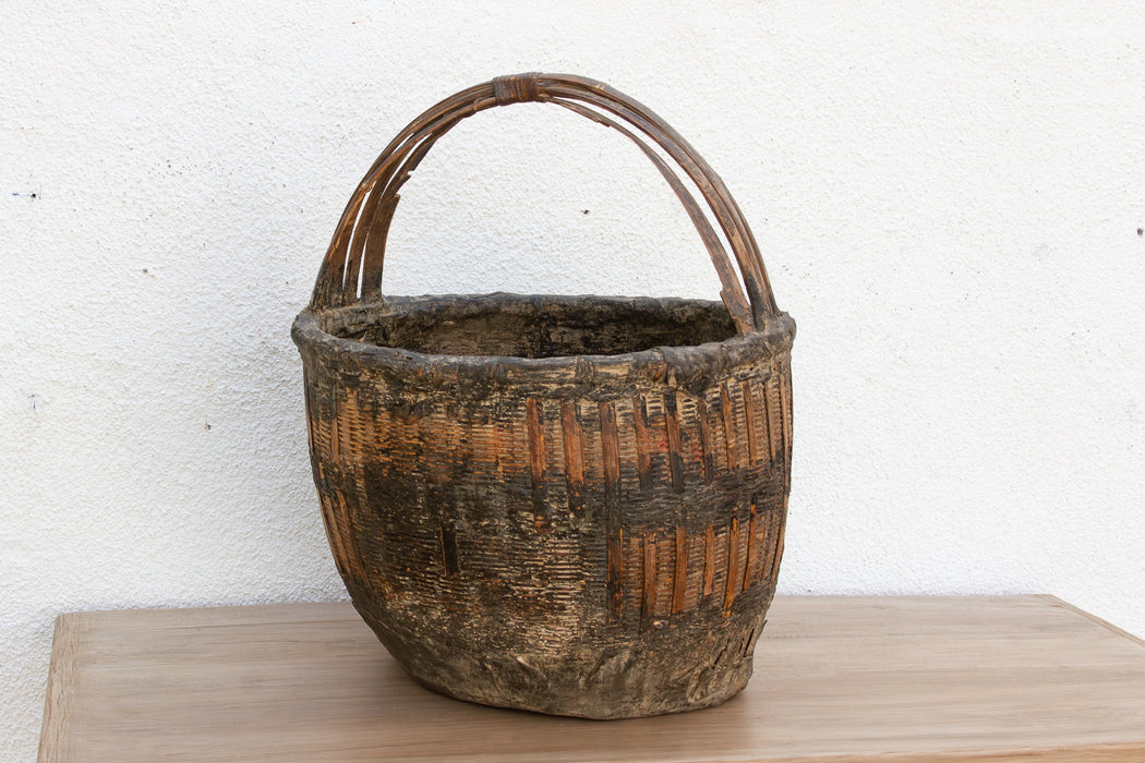 Vintage English Farmhouse Basket