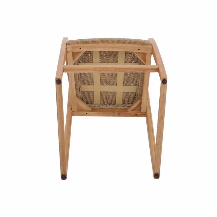 Ubud Natural Teak Indoor/Outdoor Bar Stool