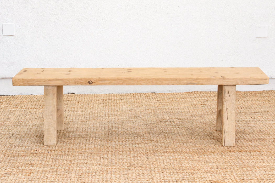 "A" Frame Farmhouse Wood Bench