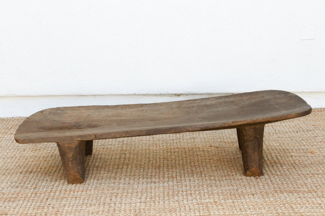 Farmhouse African Carved Low Table