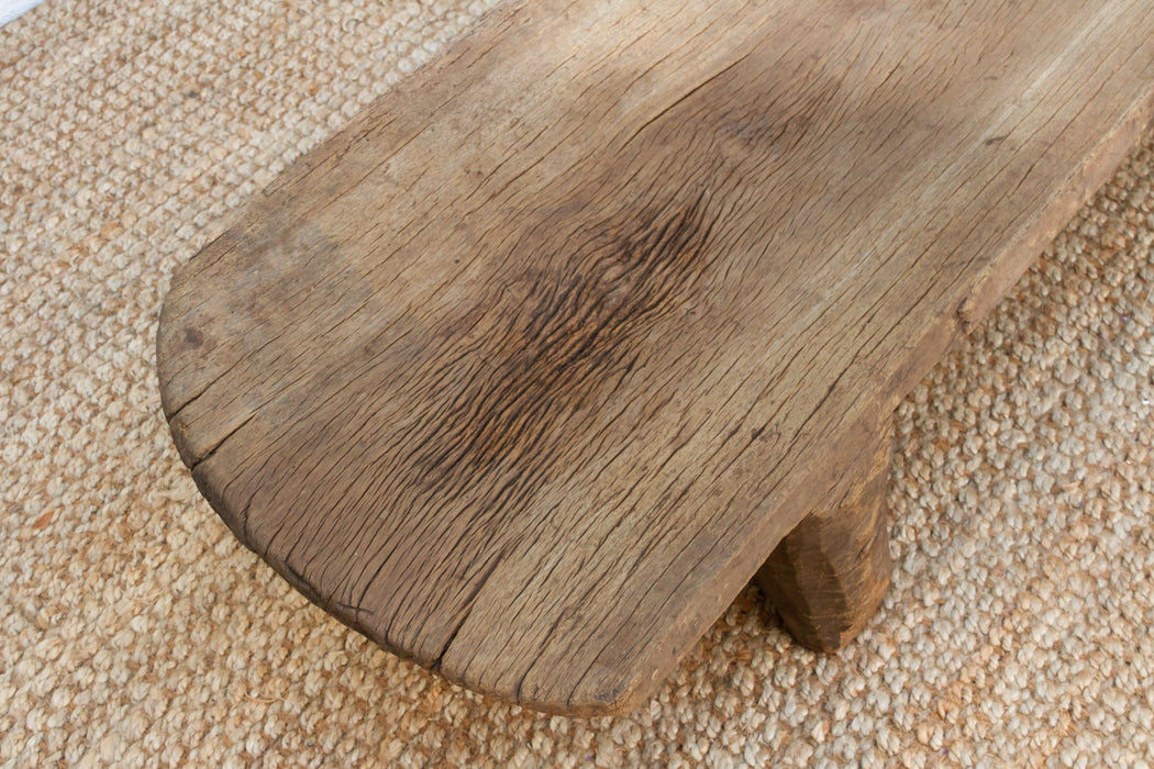 Farmhouse African Carved Low Table