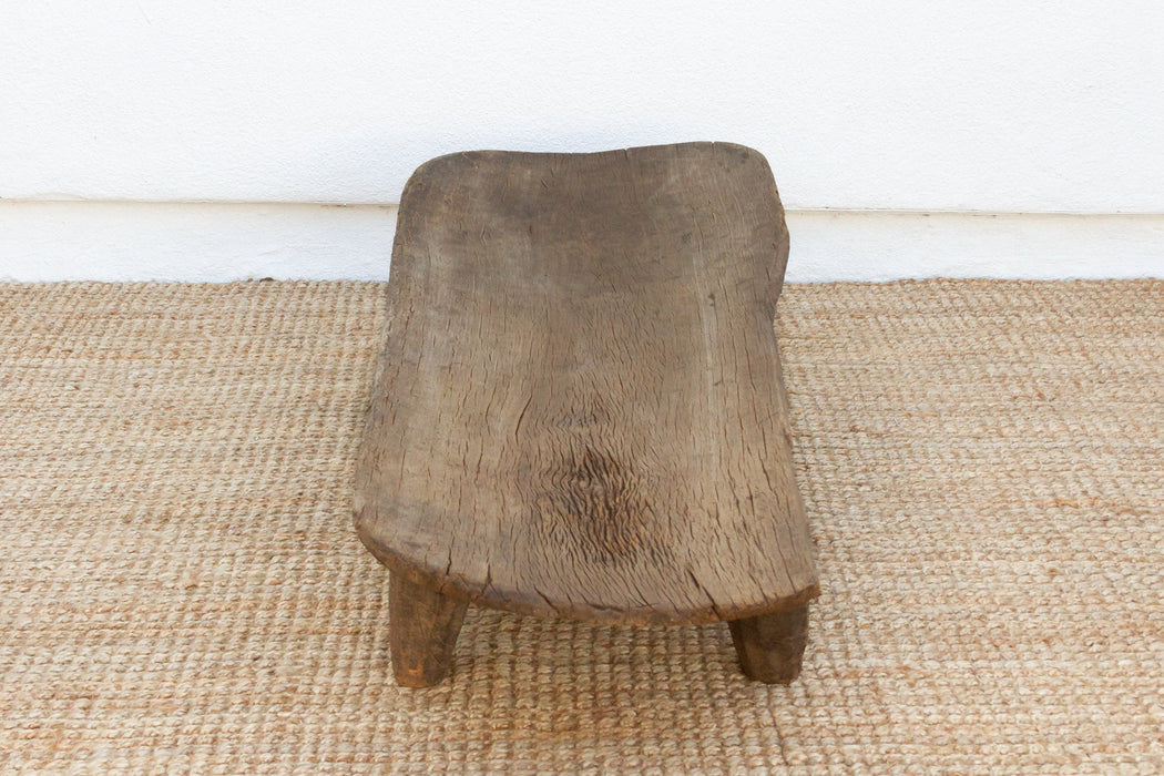 Farmhouse African Carved Low Table