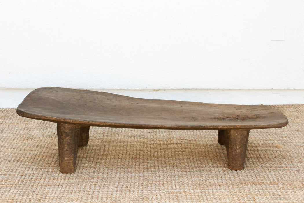 Farmhouse African Carved Low Table