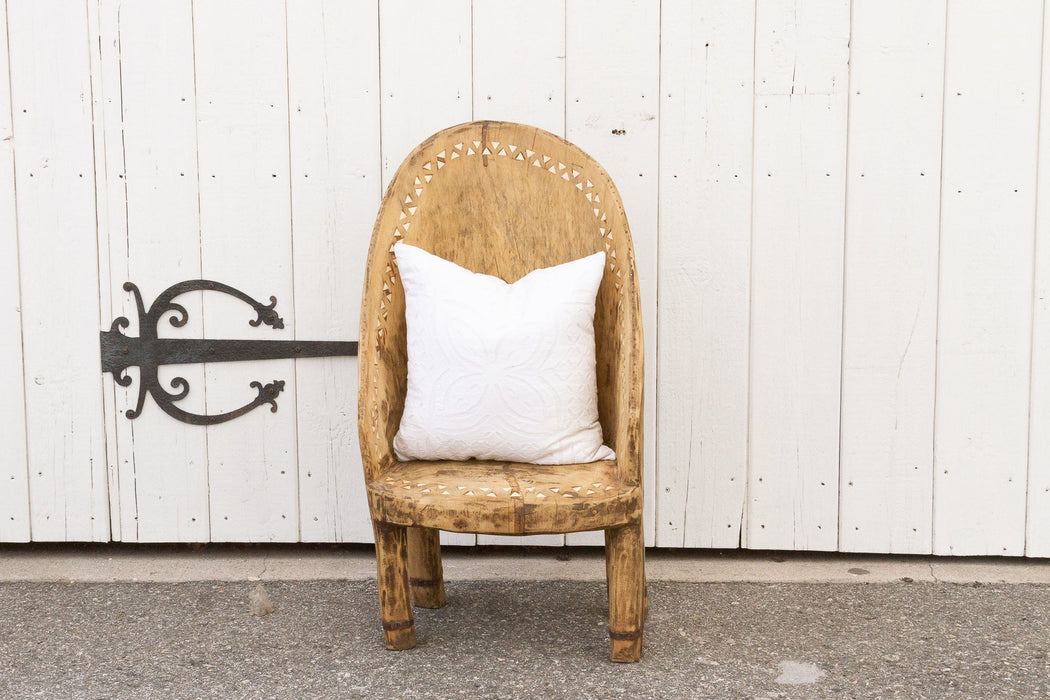 Farmhouse Bleached & Inlaid Naga Chair