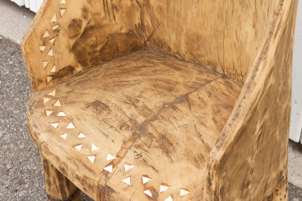 Farmhouse Bleached & Inlaid Naga Chair