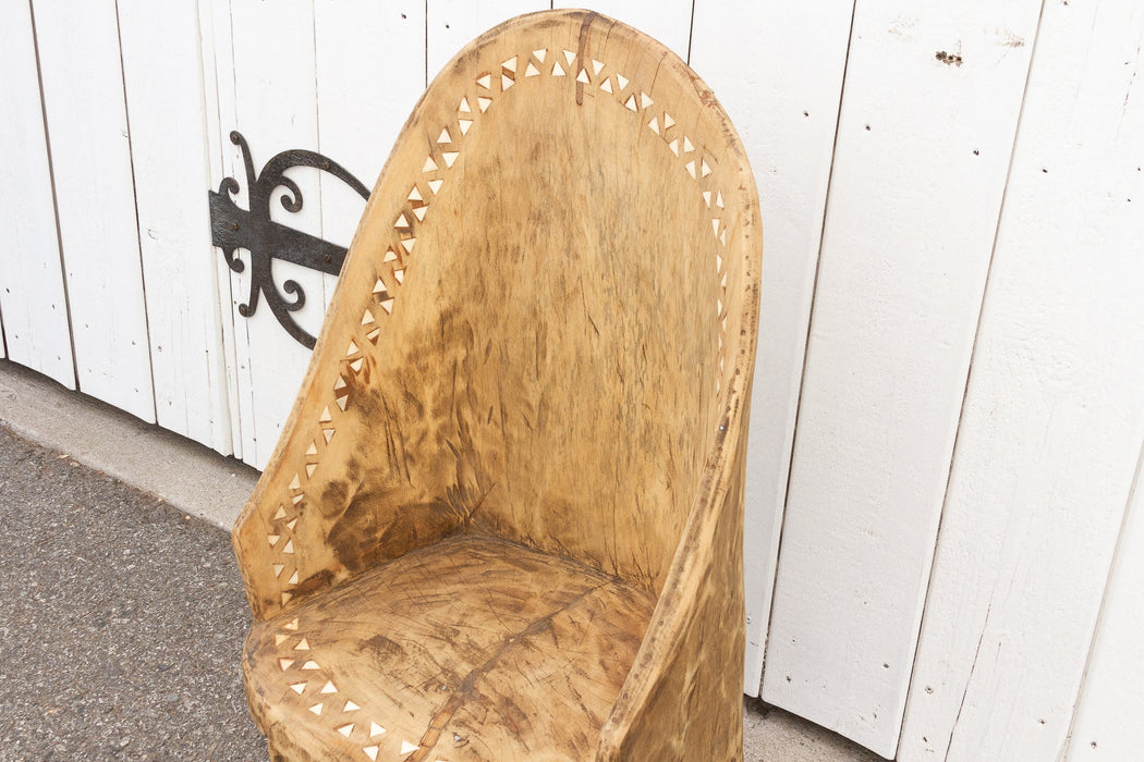 Farmhouse Bleached & Inlaid Naga Chair
