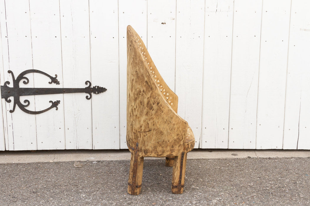 Farmhouse Bleached & Inlaid Naga Chair