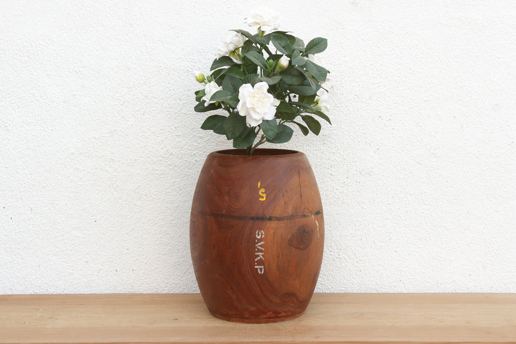 Antique Stenciled Grain Measure Pot