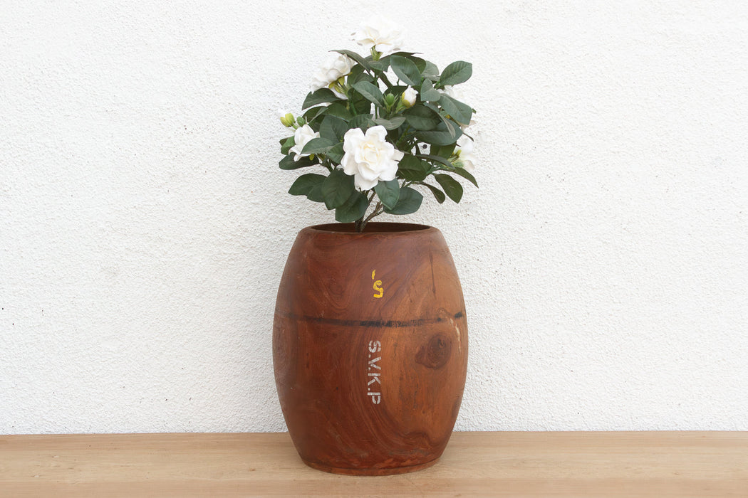 Antique Stenciled Grain Measure Pot