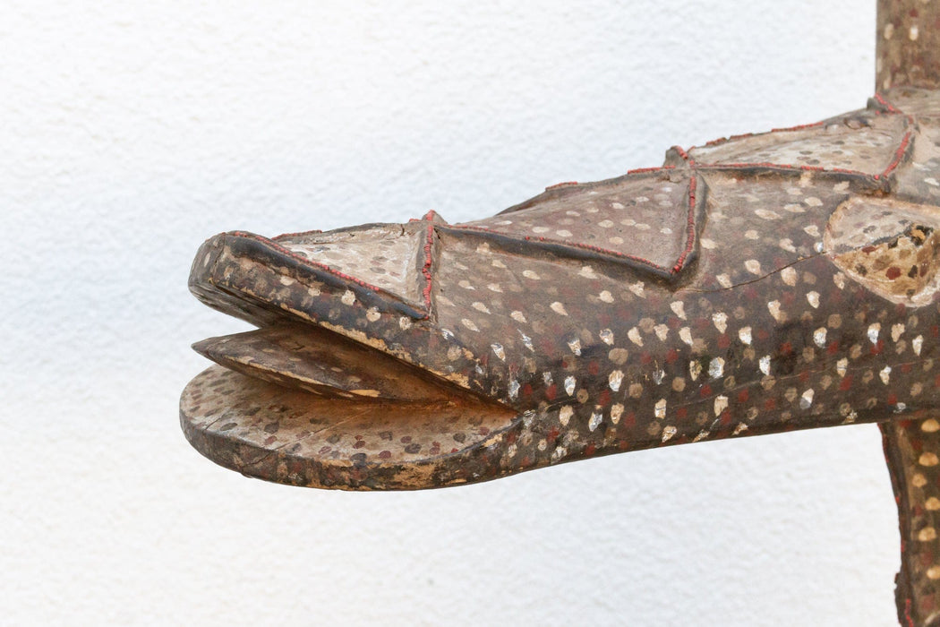 19th Century 83" Tall African Antelope Adone