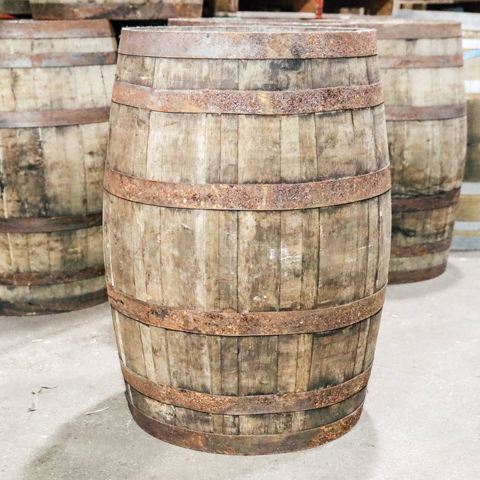 Set of 8 Grade B Whiskey Barrel Whole Authentic 53 Gallon