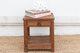 Small Antique Colonial Teak End Table