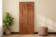 Antique Restored "Matsya" Tribal Carved Door