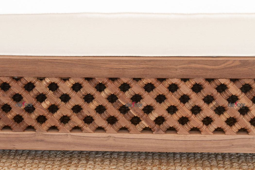 96" Long Moroccan Mousharabi Daybed Sofa