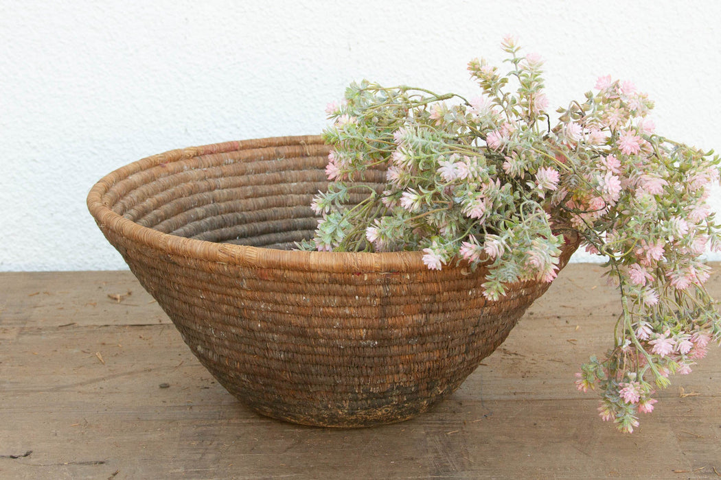 Antique Mud Sealed Harvest Bowl