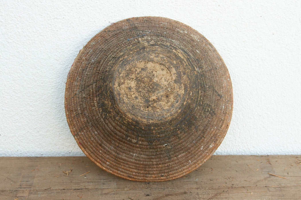 Antique Mud Sealed Harvest Bowl