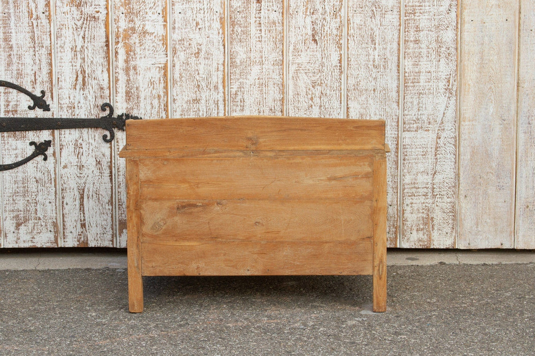 19th Century British Colonial Teak Low Desk