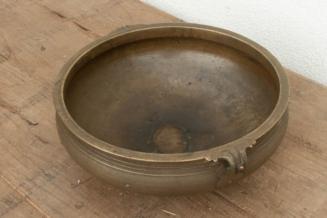 Antique Traditional Kerala Handled Urli Vessel