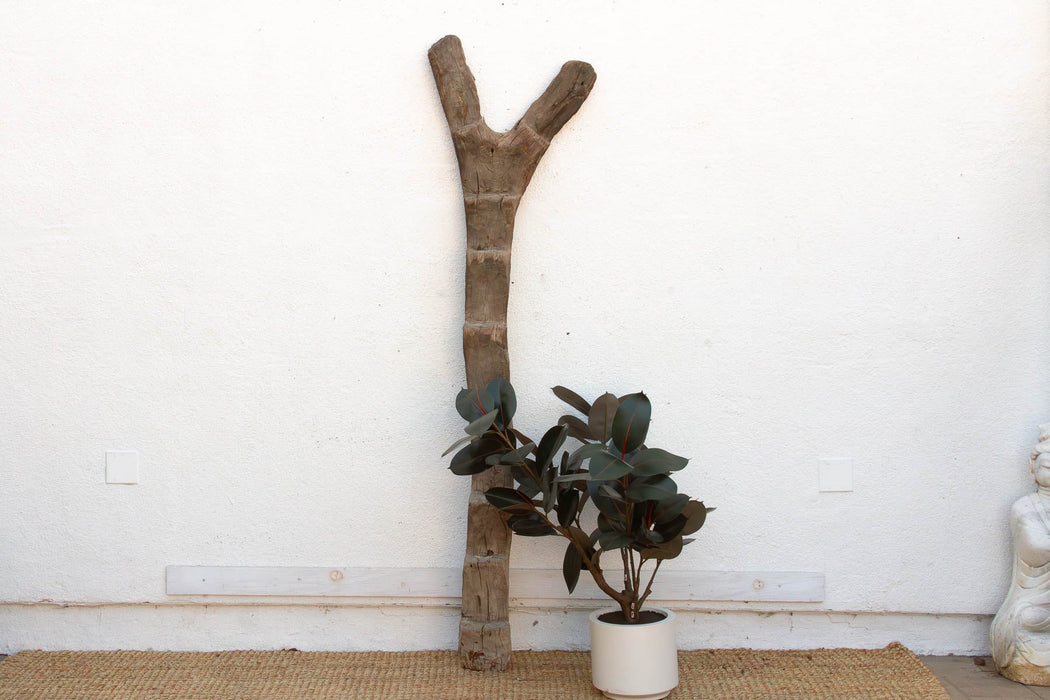 Antique Sculptural Dogan Ladder Post