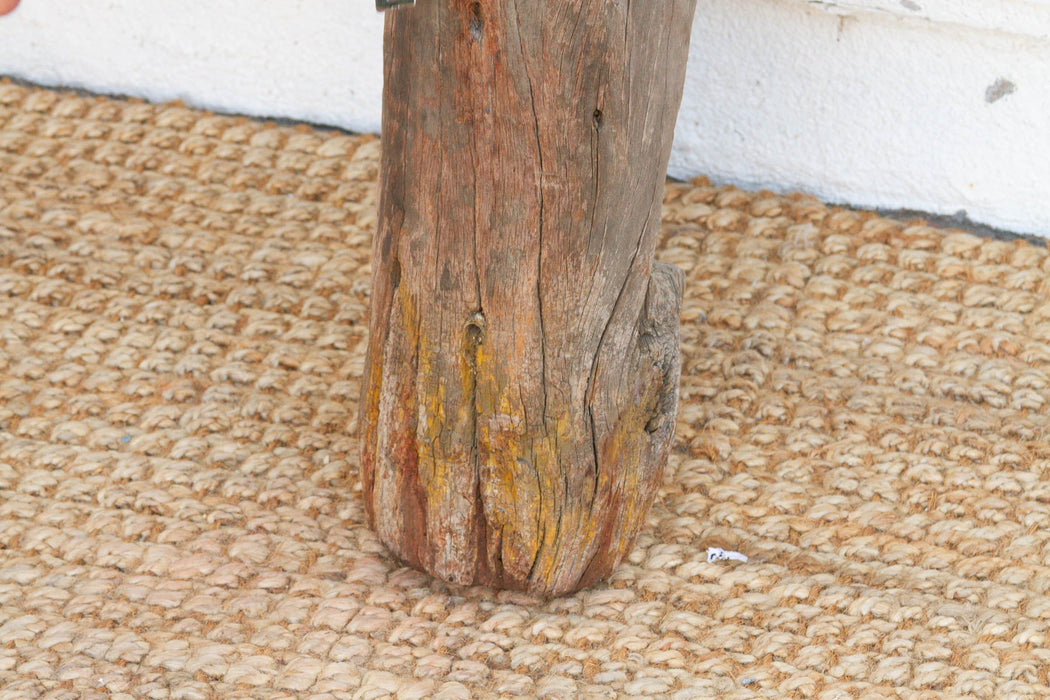 Antique Sculptural Dogan Ladder Post