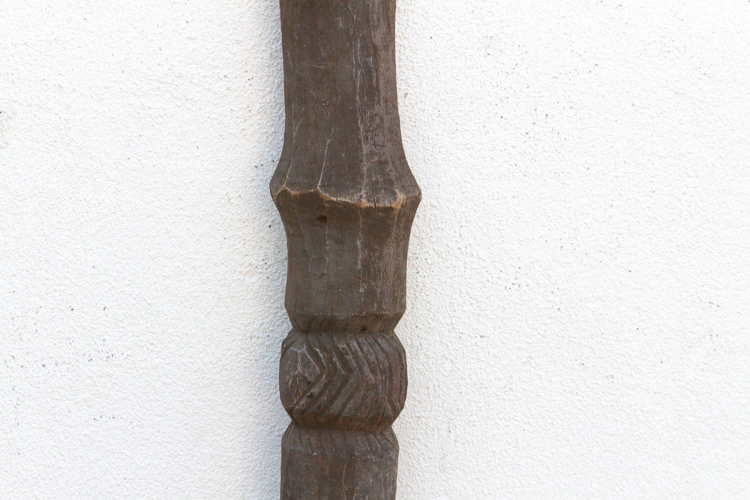 Antique 75" Tall Lobi Guardian Post