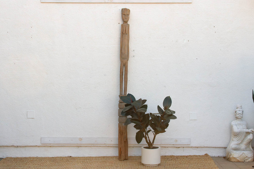 Antique Sun-Bleached Tribal Wurkun Slender Figure