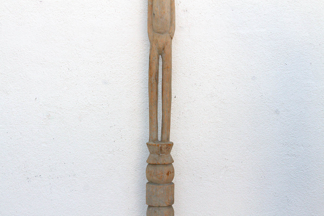 Antique Sun-Bleached Tribal Wurkun Slender Figure