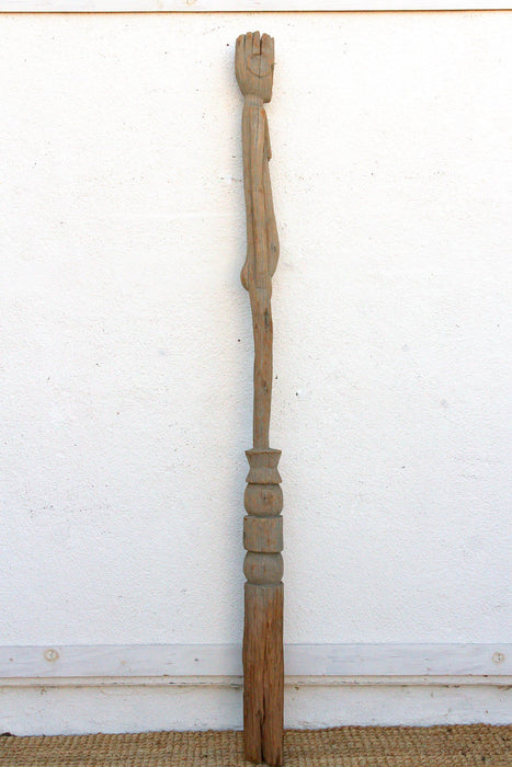 Antique Sun-Bleached Tribal Wurkun Slender Figure