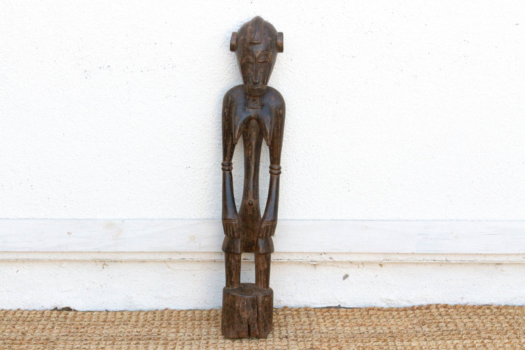 Antique Semi-Abstract Mumuye Guardian Figure