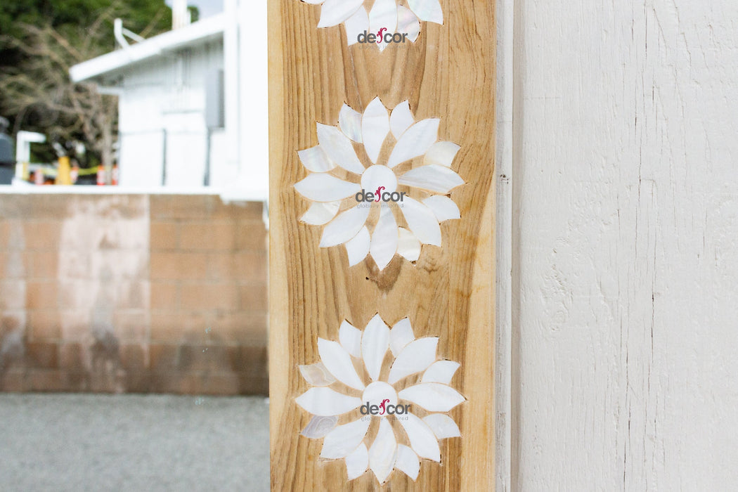 Modern Farmhouse Inlay Blossom Mirror