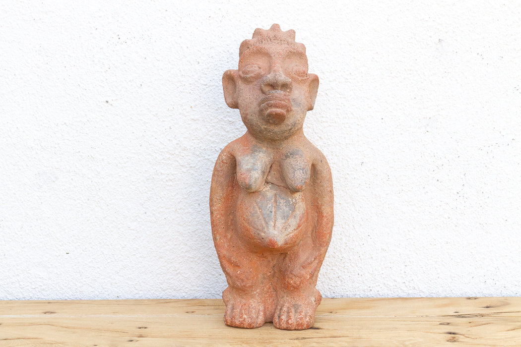Antique Terracotta Nok Female Fertility Figure