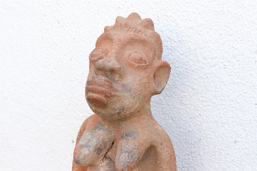 Antique Terracotta Nok Female Fertility Figure