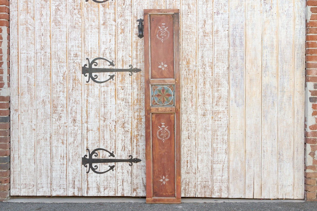 19th Century Javanese Painted Star Wall Panel