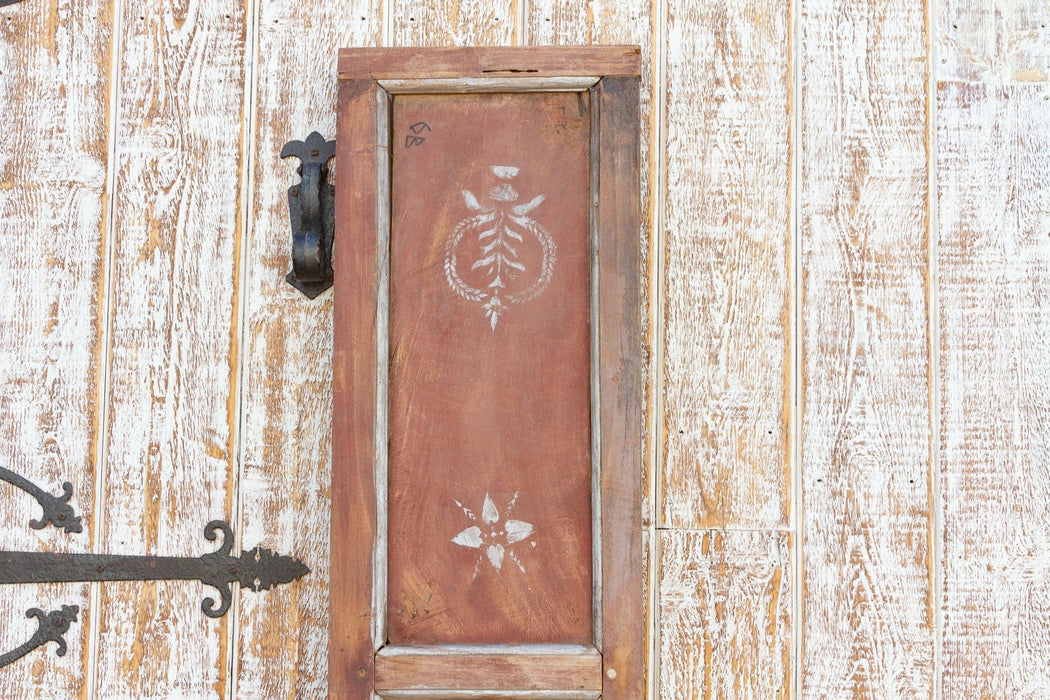 19th Century Javanese Painted Star Wall Panel
