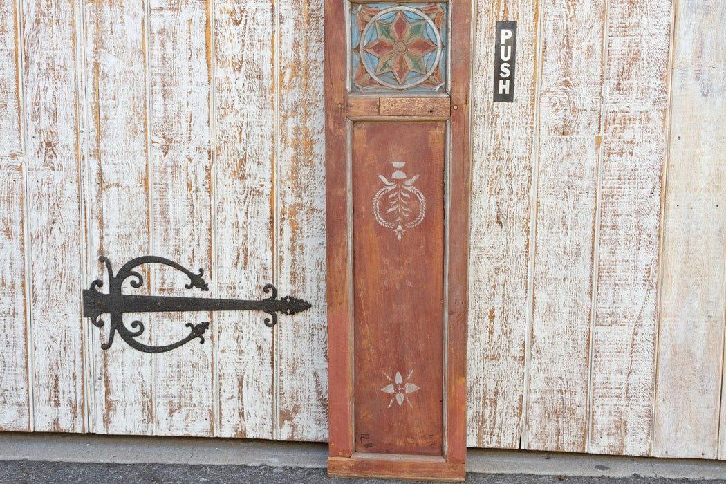19th Century Javanese Painted Star Wall Panel