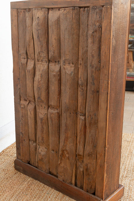 19th Century Carved Medallion Slim Cabinet