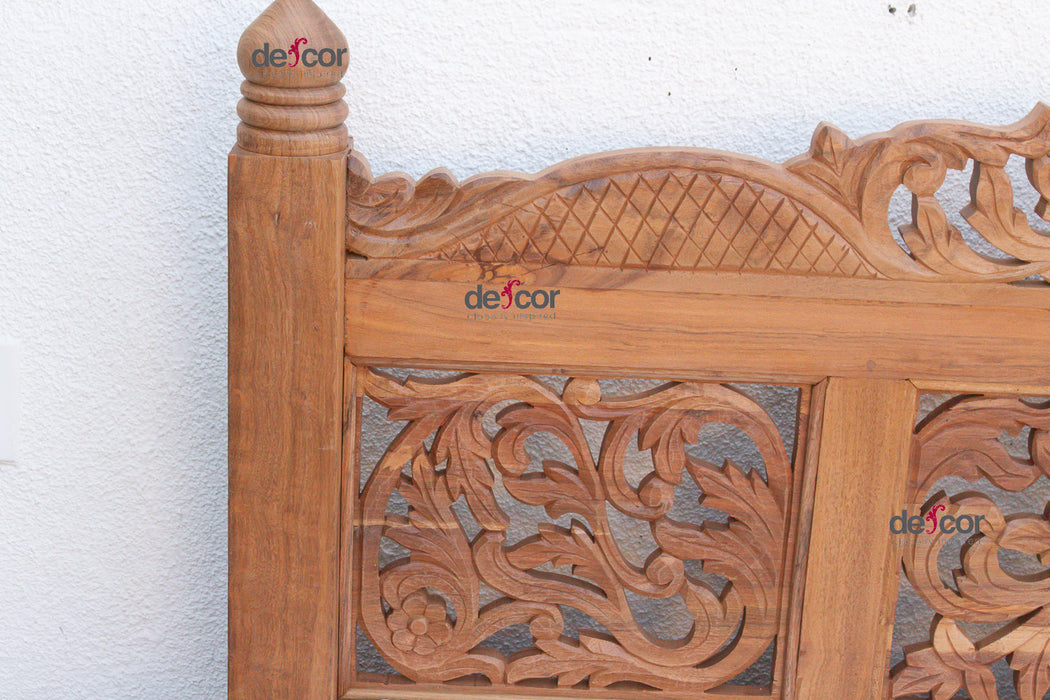 Finely Carved Bali Lounge Daybed Sofa