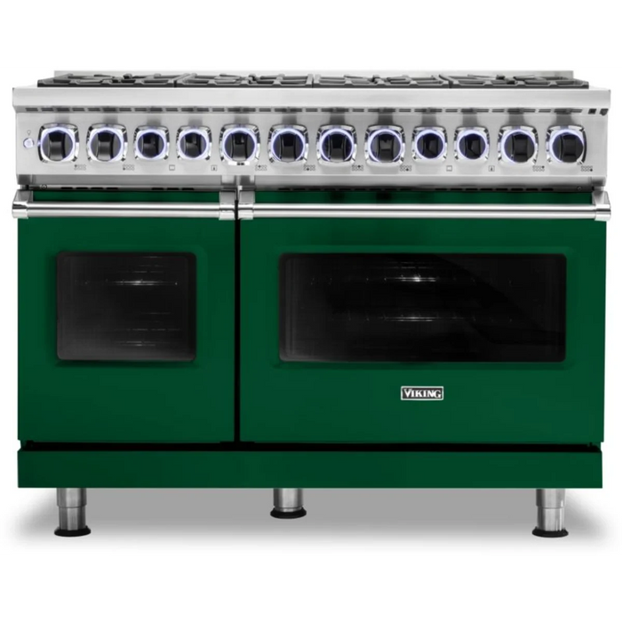 Viking® 7 Series 48" Stainless Steel Pro Style Dual Fuel Range VDR74828BSSLP